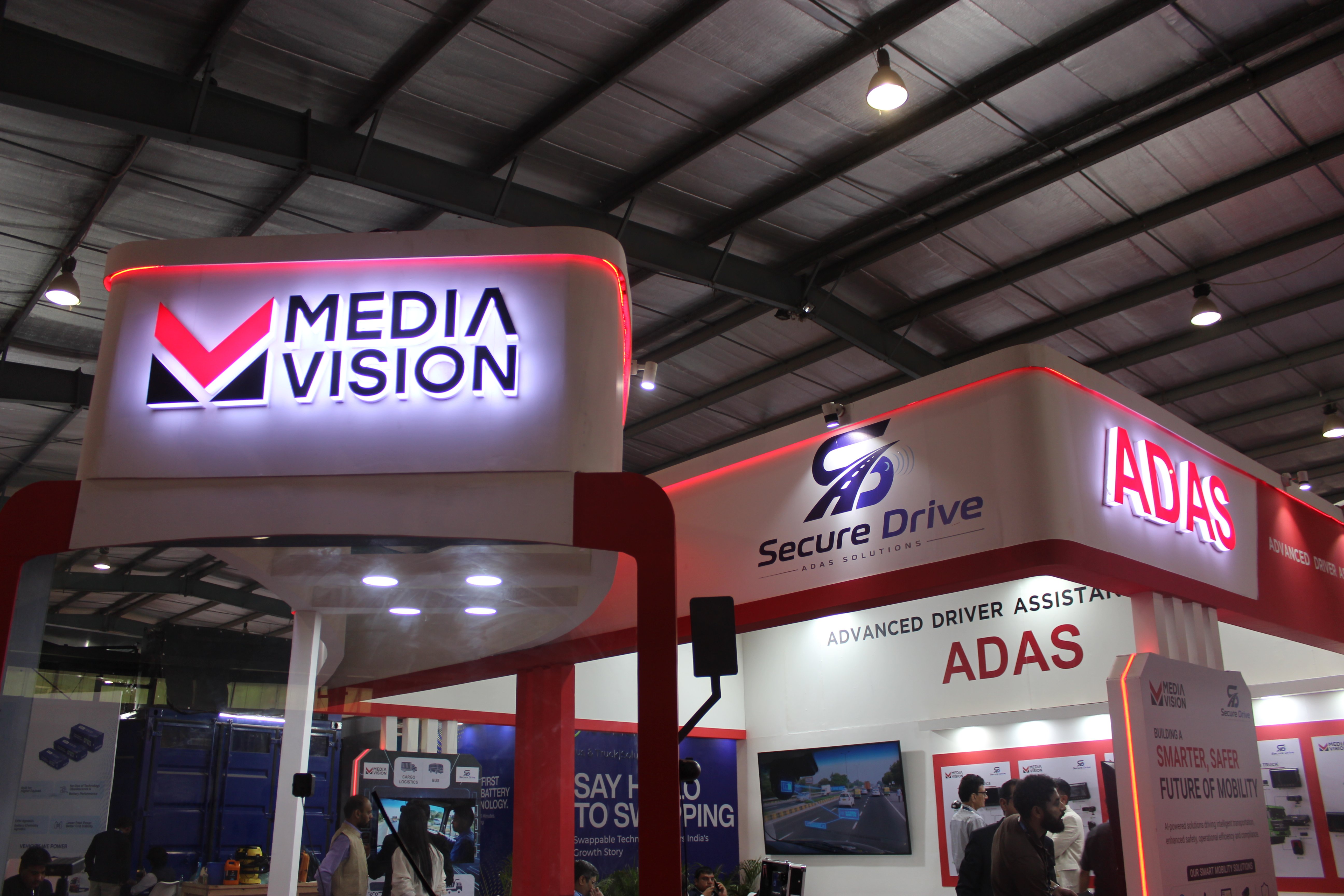 Media Vision Secure Drive ADAS Pavilion Display